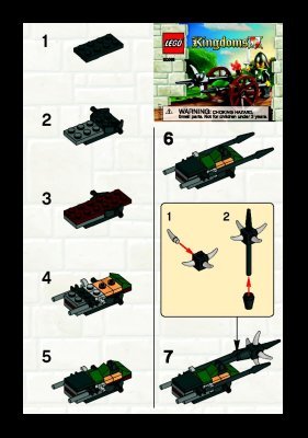 Instrucciones de Construcción - LEGO - 30061 - Attack wagon: Page 1