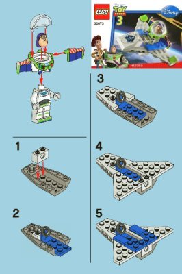 Instrucciones de Construcción - LEGO - 30073 - Buzz's Mini Ship: Page 1