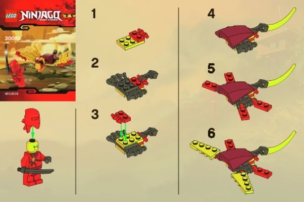 Instrucciones de Construcción - LEGO - 30083 - Dragon Fight: Page 1