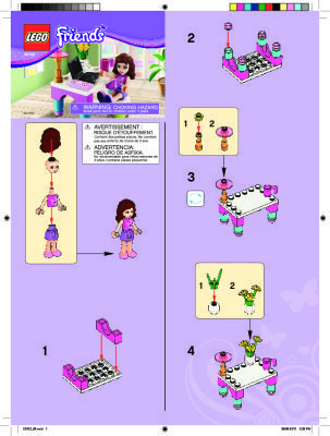 Instrucciones de Construcción - LEGO - 30102 - Desk: Page 1