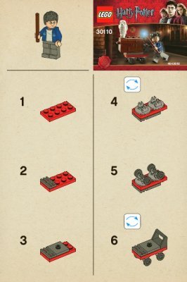 Instrucciones de Construcción - LEGO - 30110 - Trolley: Page 1