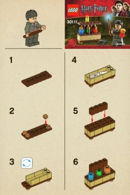 Instrucciones de Construcción - LEGO - 30111 - The Lab: Page 1