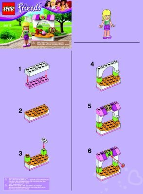 Instrucciones de Construcción - LEGO - 30113 - Stephanie’s Bakery Stand: Page 1