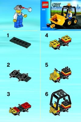 Instrucciones de Construcción - LEGO - 30151 - Mining Dozer: Page 1