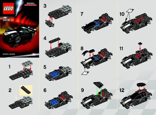 Instrucciones de Construcción - LEGO - 30195 - FXX: Page 1