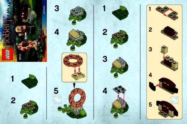 Instrucciones de Construcción - LEGO - 30215 - Legolas Greenleaf™: Page 1