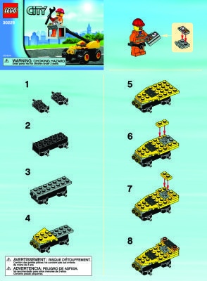 Instrucciones de Construcción - LEGO - 30229 - Repair Lift: Page 1