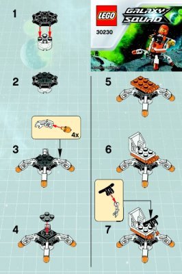 Instrucciones de Construcción - LEGO - 30230 - Mini Mech: Page 1