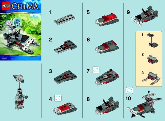 Instrucciones de Construcción - LEGO - 30251 - Winzar’s Pack Patrol: Page 1