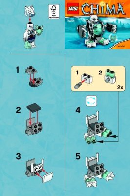 Instrucciones de Construcción - LEGO - 30256 - Ice Bear Mech: Page 1