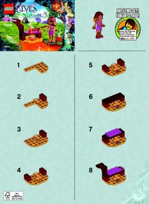 Instrucciones de Construcción - LEGO - 30259 - Azari’s Magic Fire: Page 1