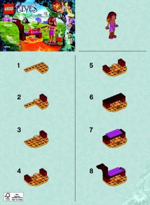 Instrucciones de Construcción - LEGO - 30259 - Azari’s Magic Fire: Page 1