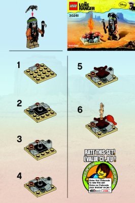 Instrucciones de Construcción - LEGO - 30261 - Tonto's Campfire: Page 1