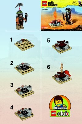 Instrucciones de Construcción - LEGO - 30261 - Tonto's Campfire: Page 1