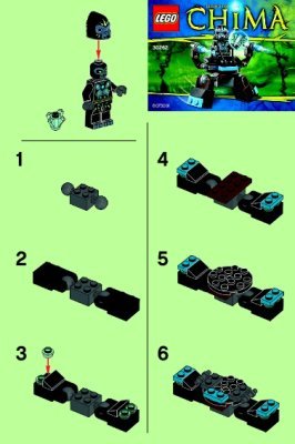 Instrucciones de Construcción - LEGO - 30262 - Gorzan's Walker: Page 1