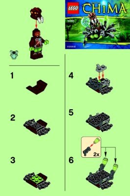 Instrucciones de Construcción - LEGO - 30263 - Spider Crawler: Page 1