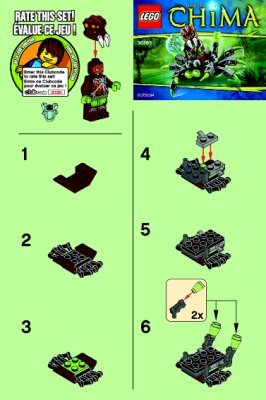 Instrucciones de Construcción - LEGO - 30263 - Spider Crawler: Page 1