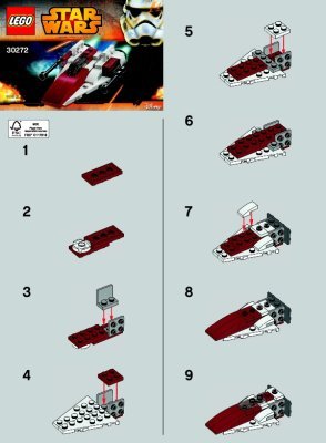 Instrucciones de Construcción - LEGO - 30272 - A-Wing Starfighter™: Page 1