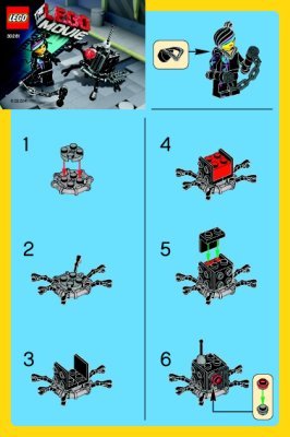 Instrucciones de Construcción - LEGO - 30281 - Micro Manager Battle: Page 1