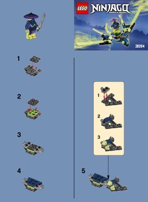 Instrucciones de Construcción - LEGO - 30294 - The Cowler Dragon: Page 1