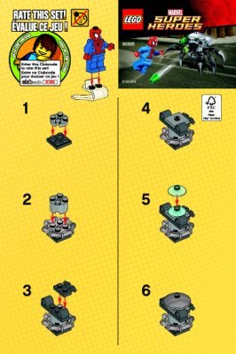 Instrucciones de Construcción - LEGO - 30305 - Avengers #9: Page 1