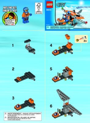 Instrucciones de Construcción - LEGO - 30310 - Arctic Scout: Page 1