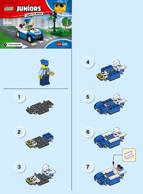 Instrucciones de Construcción - LEGO - 30339 - Traffic Light Patrol: Page 1