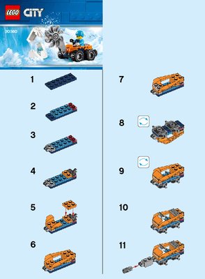 Instrucciones de Construcción - LEGO - 30360 - Arctic Ice Saw: Page 1