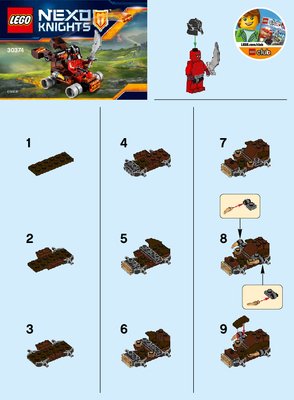 Instrucciones de Construcción - LEGO - 30374 - The Lava Slinger: Page 1