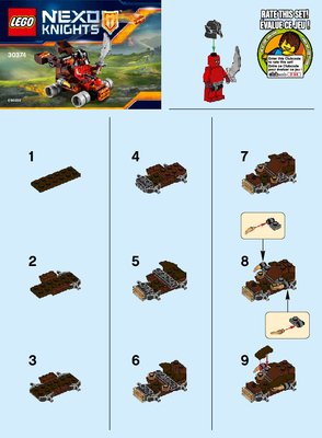 Instrucciones de Construcción - LEGO - 30374 - The Lava Slinger: Page 1