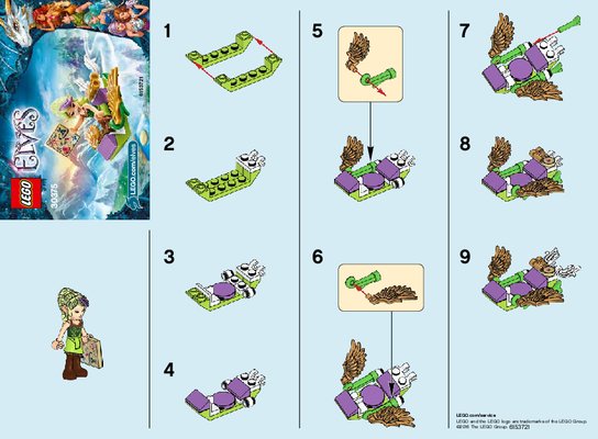 Instrucciones de Construcción - LEGO - 30375 - Sira's Adventurous Airglider: Page 1