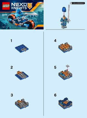 Instrucciones de Construcción - LEGO - 30376 - Knighton Rider: Page 1