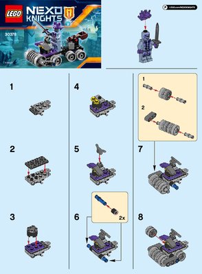 Instrucciones de Construcción - LEGO - 30378 - Cuartel general reducido: Page 1