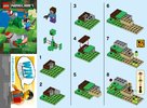 Instrucciones de Construcción - LEGO - 30393 - Minecraft™ Steve and Creeper™ Set: Page 1