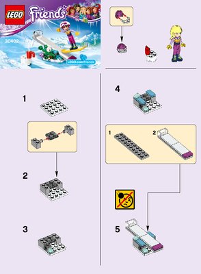 Instrucciones de Construcción - LEGO - 30402 - Snowboard Tricks: Page 1