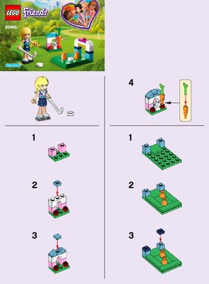 Instrucciones de Construcción - LEGO - 30405 - Stephanie's Hockey Practice: Page 1