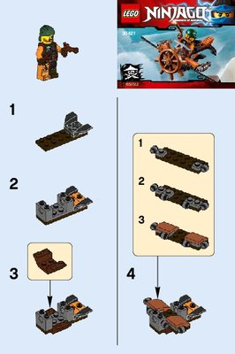 Instrucciones de Construcción - LEGO - 30421 - Skybound Plane: Page 1