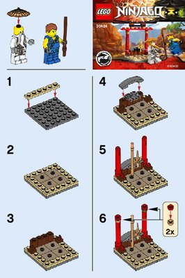 Instrucciones de Construcción - LEGO - 30424 - WU-CRU Training Dojo: Page 1