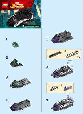 Instrucciones de Construcción - LEGO - 30450 - Royal Talon Fighter: Page 1