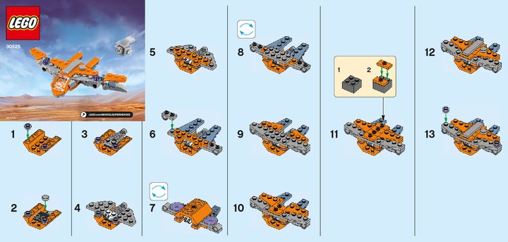 Instrucciones de Construcción - LEGO - 30525 - The Guardians' Ship: Page 1