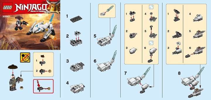 Instrucciones de Construcción - LEGO - 30547 - Dragon Hunter: Page 1