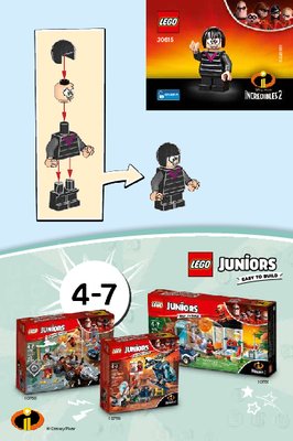 Instrucciones de Construcción - LEGO - 30615 - Edna Mode: Page 1