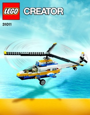 Instrucciones de Construcción - LEGO - Creator - 31011 - Aventuras en Avión: Page 1