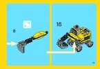 Instrucciones de Construcción - LEGO - Creator - 31014 - Excavadora: Page 15