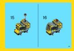 Instrucciones de Construcción - LEGO - Creator - 31014 - Excavadora: Page 21