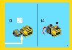 Instrucciones de Construcción - LEGO - Creator - 31014 - Excavadora: Page 9