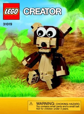 Instrucciones de Construcción - LEGO - Creator - 31019 - Animales de la Jungla: Page 1