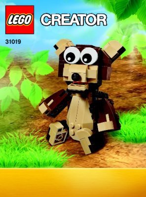 Instrucciones de Construcción - LEGO - Creator - 31019 - Animales de la Jungla: Page 1