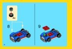 Instrucciones de Construcción - LEGO - Creator - 31027 - Deportivo Azul: Page 6