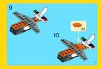 Instrucciones de Construcción - LEGO - Creator - 31028 - Hidroavión: Page 7